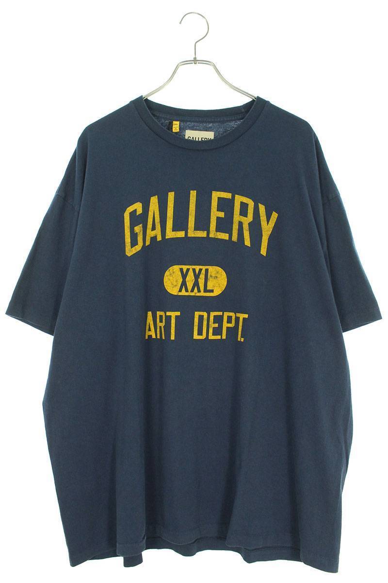 ギャラリーデプト GALLERY DEPT 23SS AD1010 DEEPNAVY サイズ:XXL ロゴプリントTシャツ 新古品 SS13_画像1