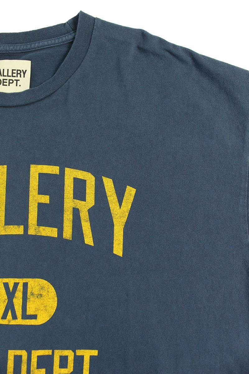 ギャラリーデプト GALLERY DEPT 23SS AD1010 DEEPNAVY サイズ:XXL ロゴプリントTシャツ 新古品 SS13_画像5