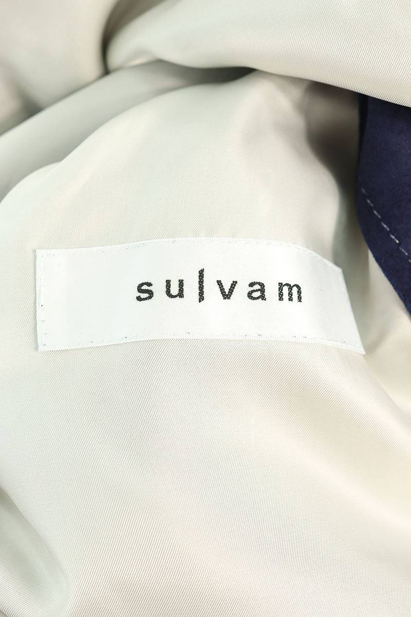 サルバム sulvam SF-Y01-900 サイズ:M スウェードカットオフレザージャケット 中古 BS99_画像3