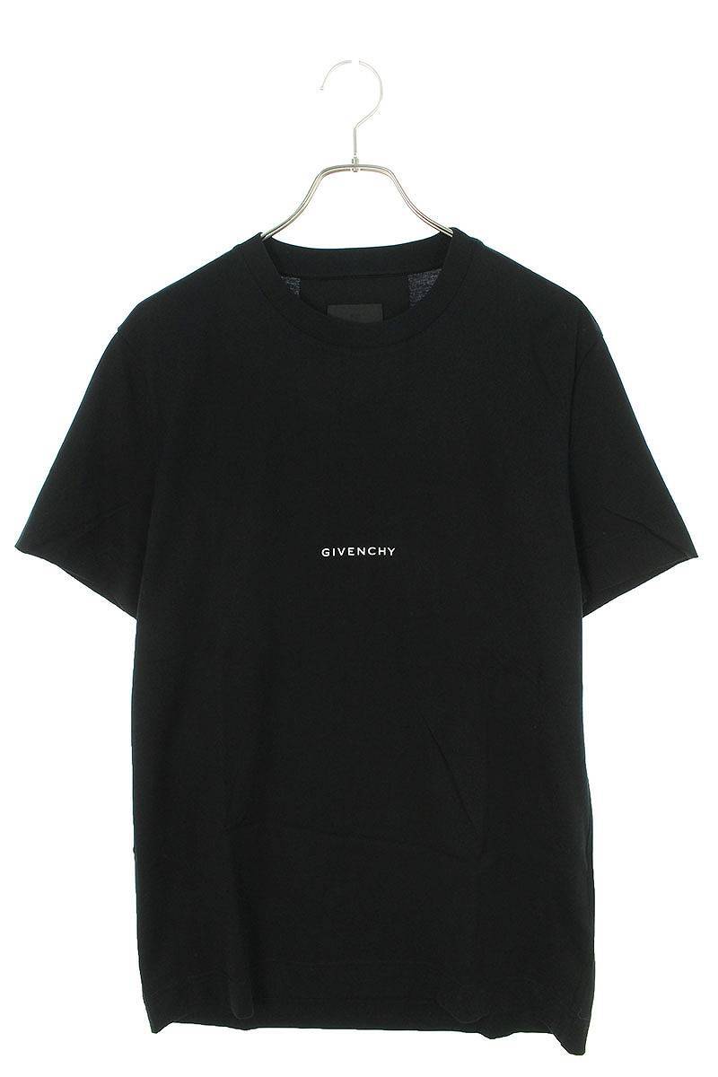 ジバンシィ GIVENCHY BM71DG3Y6B サイズ:M バックプリントロゴTシャツ 中古 SB01_画像1