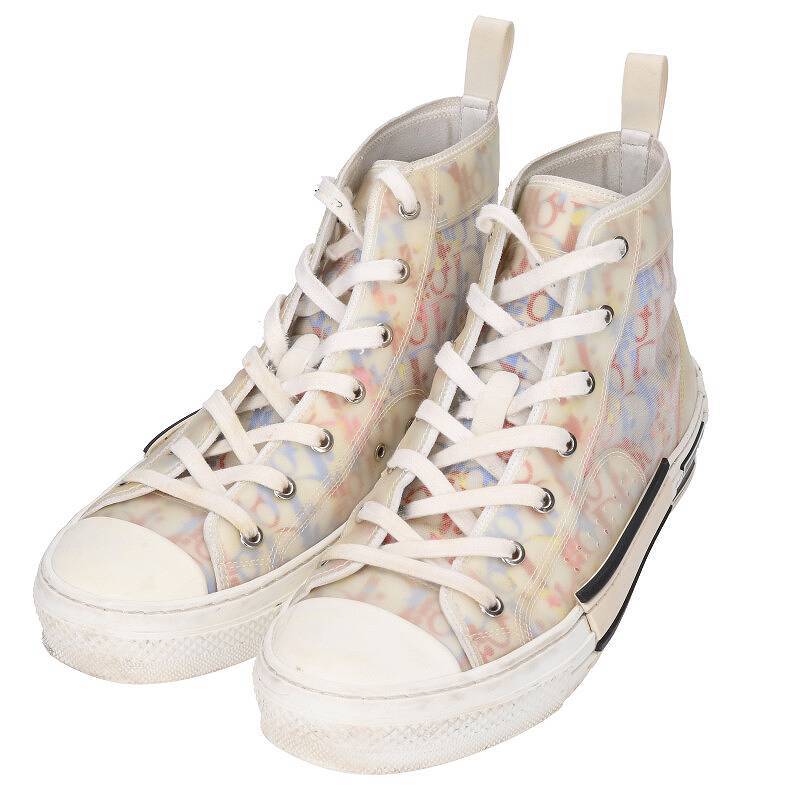 ディオール DIOR B23 サイズ:41 オブリーク総柄ハイカットスニーカー 中古 BS99_画像5