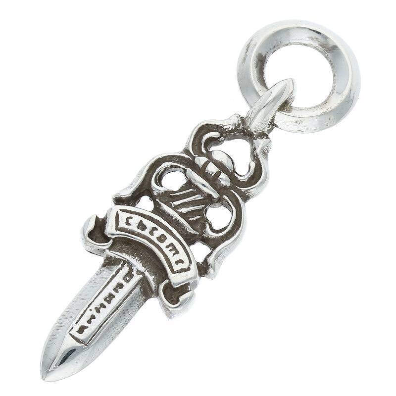 クロムハーツ Chrome Hearts #5DAGGER/#5ダガーチャーム チャーム/シルバーネックレストップ 中古 SJ02