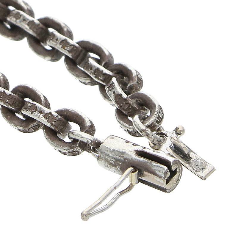 クロムハーツ Chrome Hearts PAPER CHAIN 20/ペーパーチェーン20inch サイズ:20inch シルバーネックレス 中古 OS06_画像5