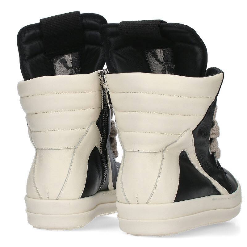 リックオウエンス Rick Owens GEOBASKET RU02B2894 LPOW1 サイズ:44 ジオバスケットジャンボレースレザーハイカットスニーカー 中古 SB01_画像2