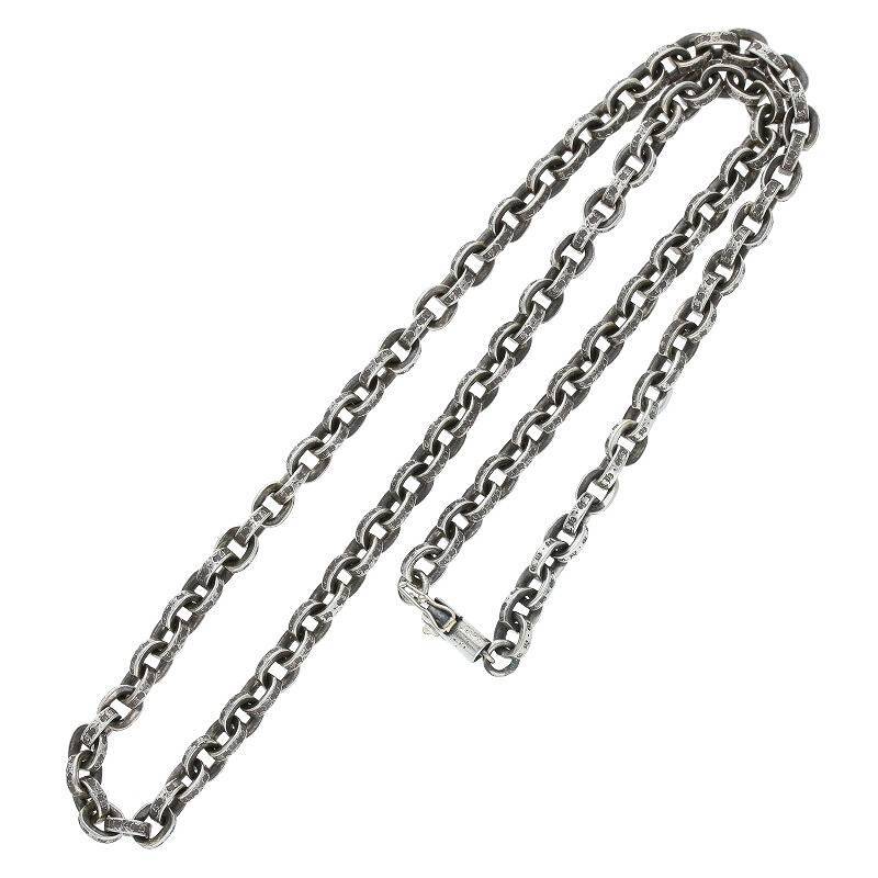 クロムハーツ Chrome Hearts PAPER CHAIN 18/ペーパーチェーン18inch サイズ:18inch シルバーネックレス 中古 GZ11_画像2