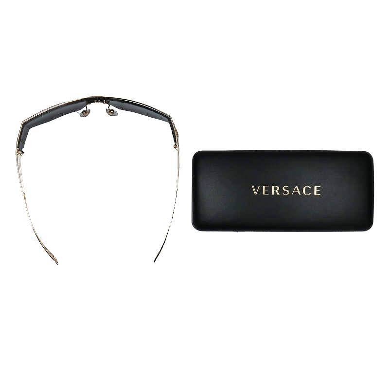  Versace .Versace MOD.2226mete.-sa узор солнцезащитные очки б/у BS99