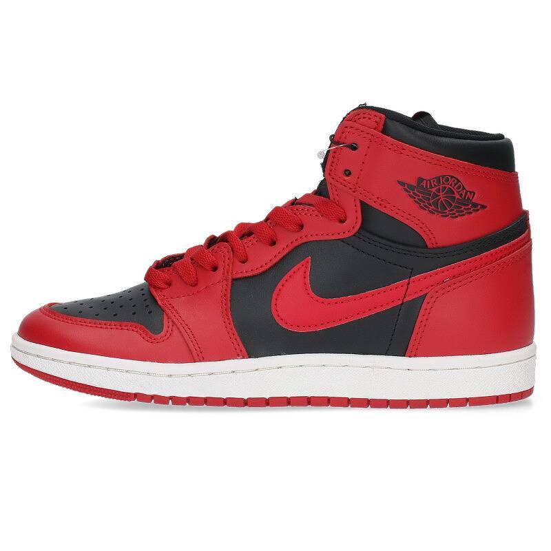 ナイキ NIKE AIR JORDAN 1 HI 85 VARSITY RED BQ4422-600 サイズ:26cm エアジョーダン1ハイ85バーシティレッドスニーカー 中古 OM10_画像1