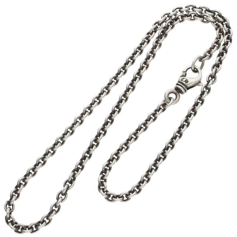 クロムハーツ Chrome Hearts NE CHAIN 18/NEチェーン18inch サイズ:18inch シルバーネックレス 中古 OS06_画像2