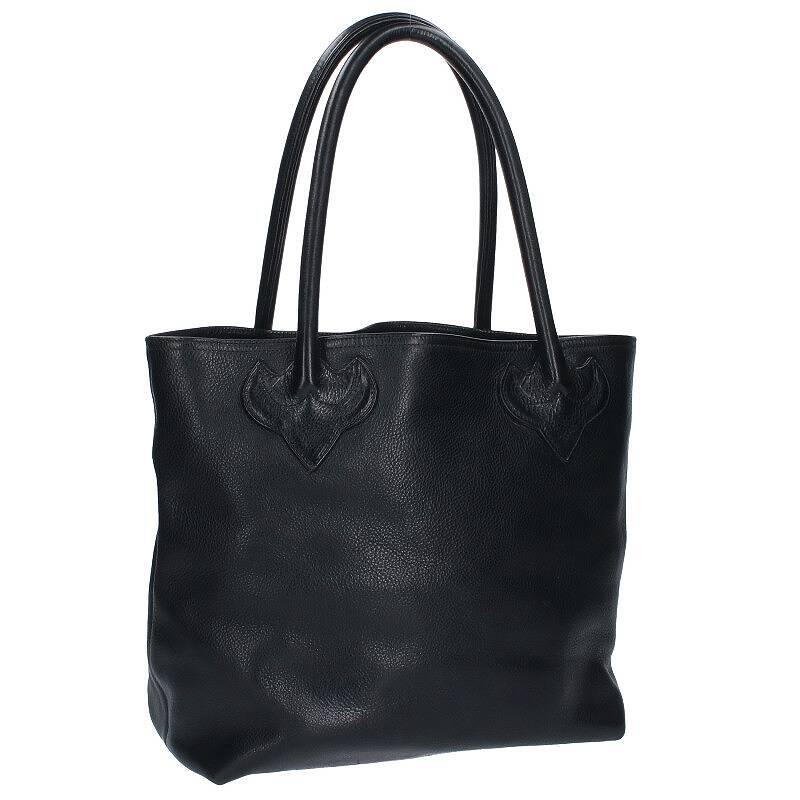 クロムハーツ Chrome Hearts FS TOTE/FSトート クロスパッチ付きレザートートバッグ 中古 SS07_画像2