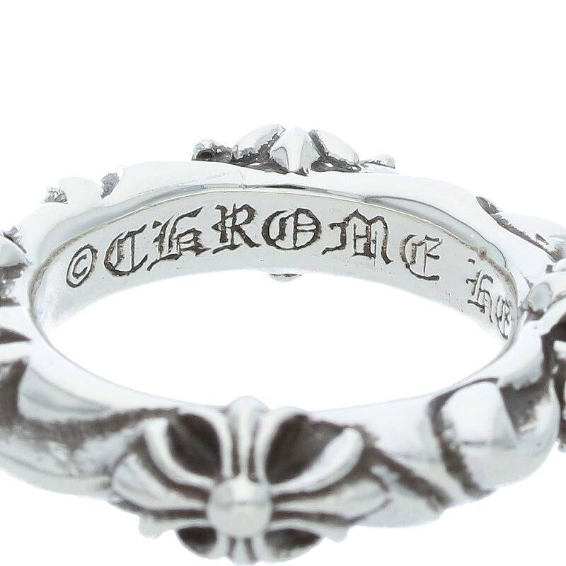 クロムハーツ Chrome Hearts SBT BAND/SBTバンド サイズ:8号 シルバーリング 中古 OM10_画像3