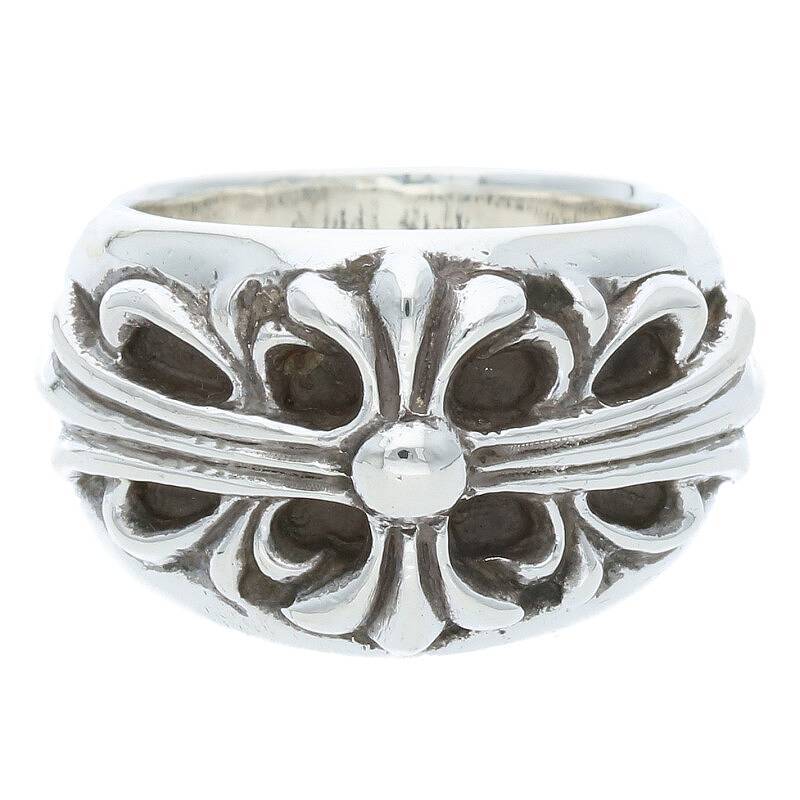 印象のデザイン クロムハーツ Chrome Hearts FLRL CRS/フローラルクロス サイズ 指輪