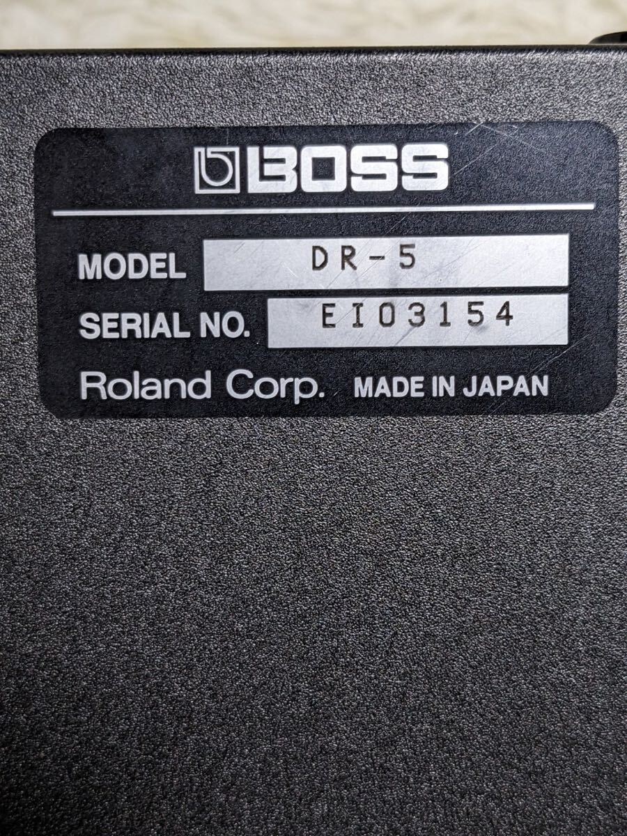 BOSS DR-5 リズムマシン