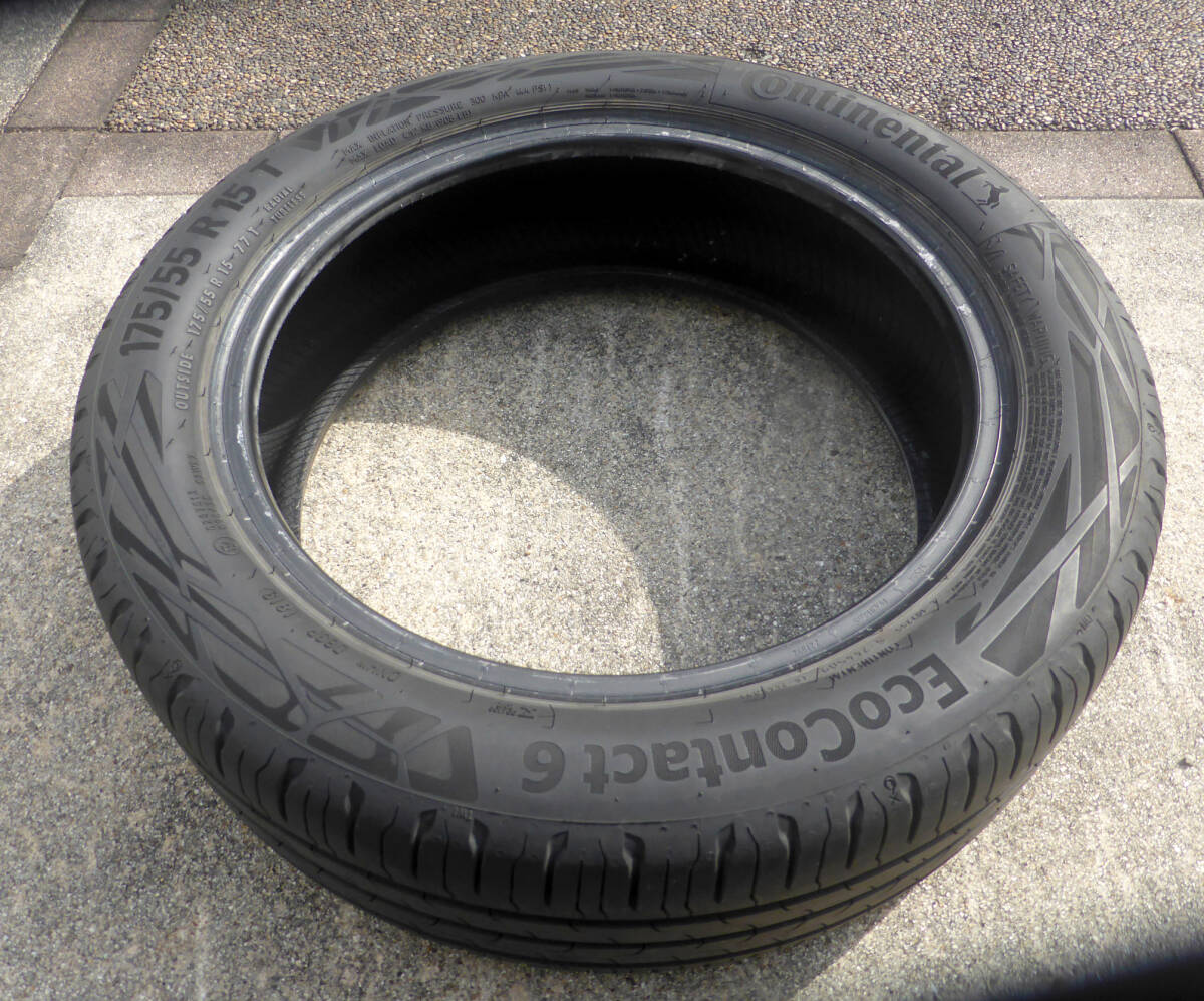 【中古】1本　CONTINENTAL Eco Contact 6 175/55R15　三菱アイ　アイミーブなど_画像2