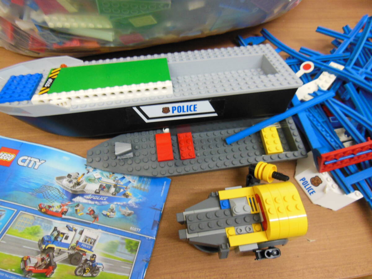 1円スタ LEGO 約21.4kg まとめ売り 街シリーズ 船 車 電車など_画像7