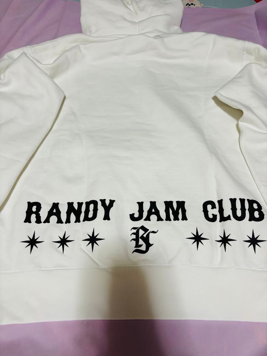 randy jam／パーカー ホワイト