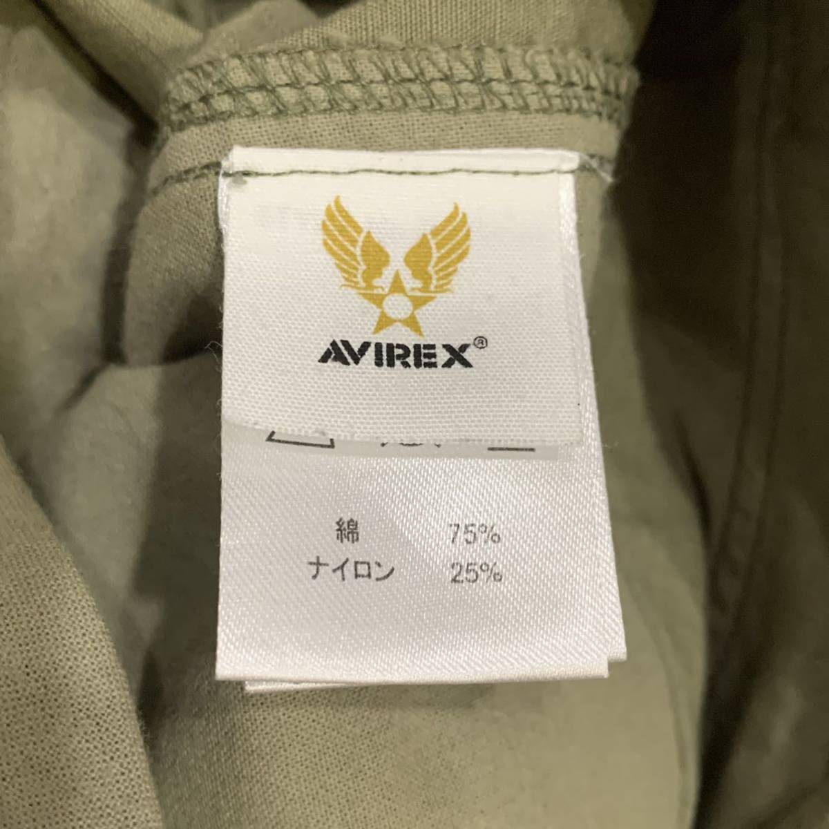 FF ▼ 都会のカジュアルウェア '履き心地抜群' AVIREX アビレックス ミリタリー カーゴパンツ / ハーフパンツ size:L メンズ ボトムス_画像8