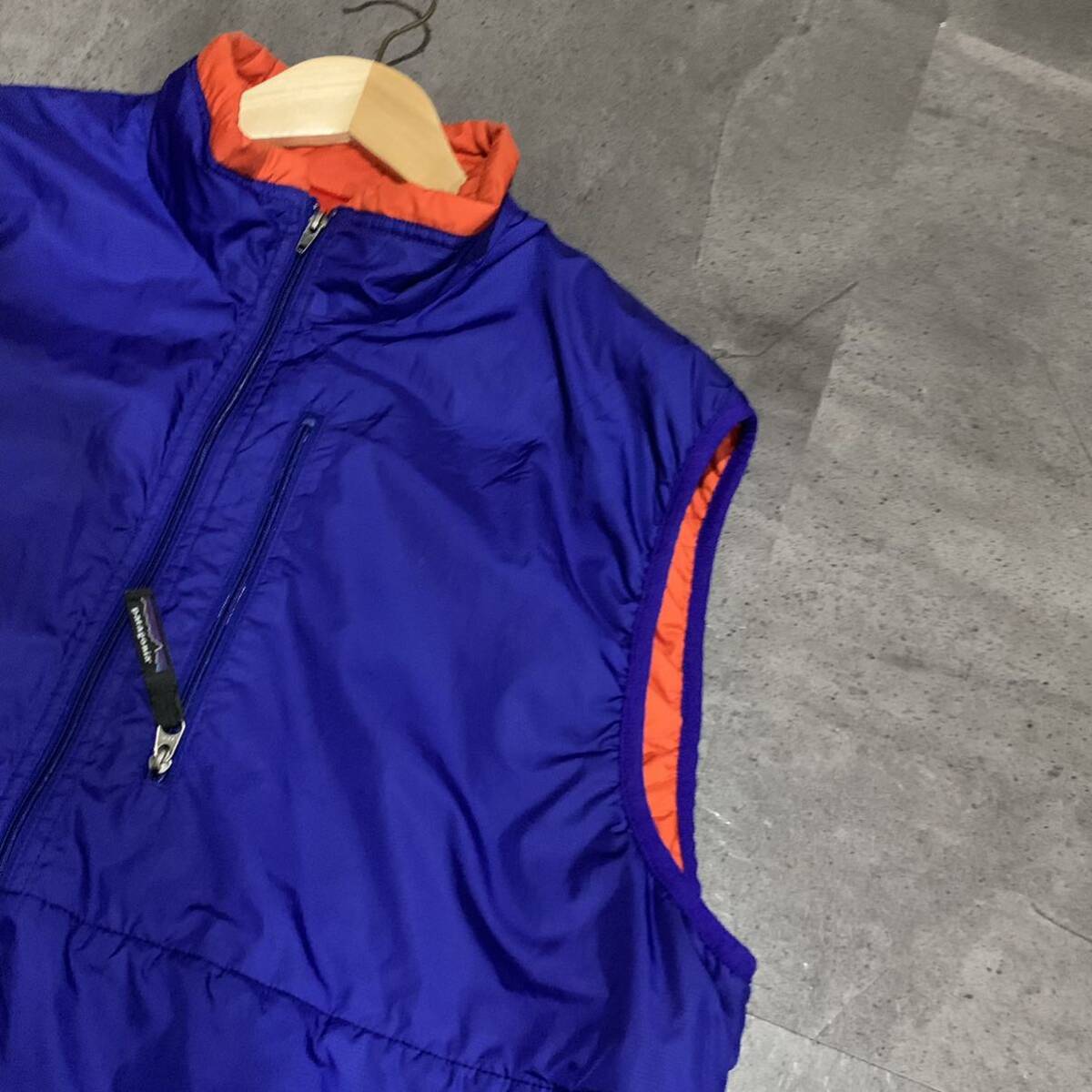 OO ▼ 都会のアウトドアウェア '着心地抜群' patagonia パタゴニア ハーフジップ ベスト size:L メンズ アウター BLUE _画像3