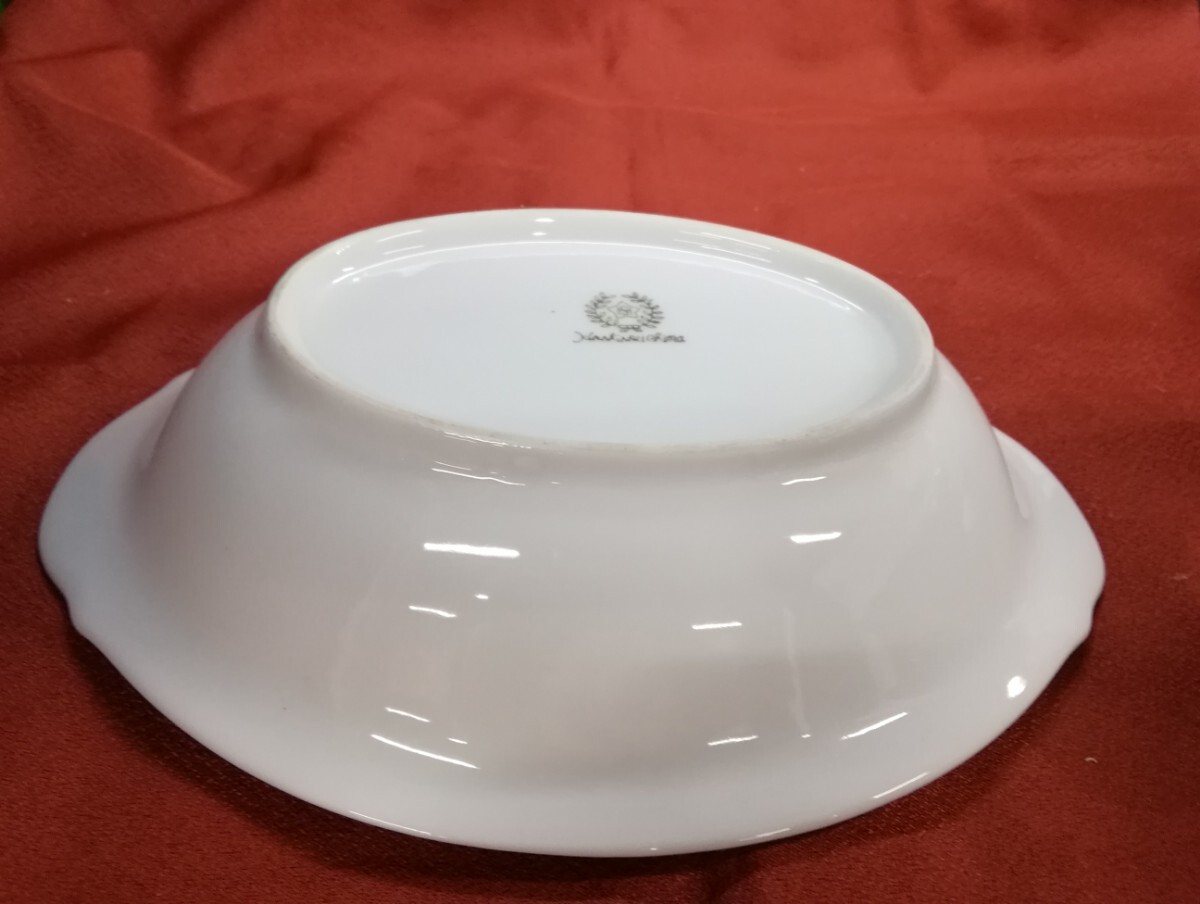 g_t T899 昭和レトロ　白磁．金縁 カレーパスタ皿5枚　昔純喫茶でカレーを頼むとこの皿でした。_画像7