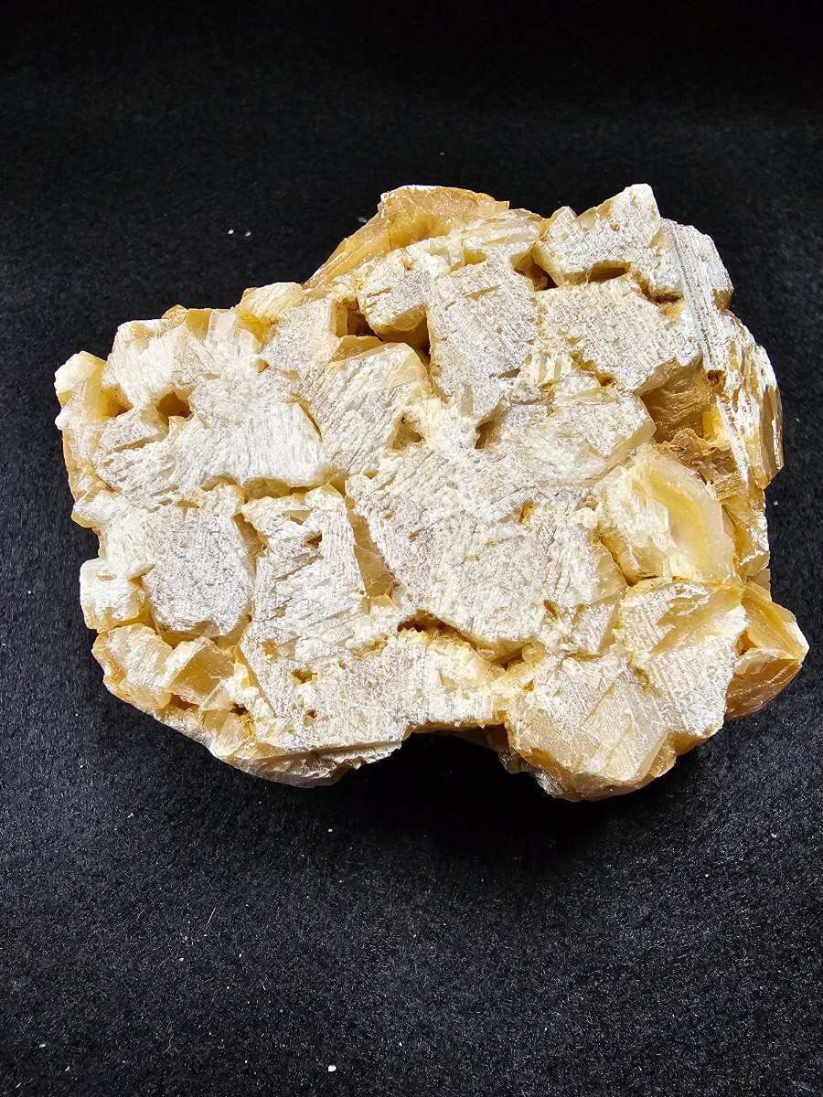 S-040 天然石　原石　オレンジカルサイト 7.8×6.6×4cm 219.4g_画像5