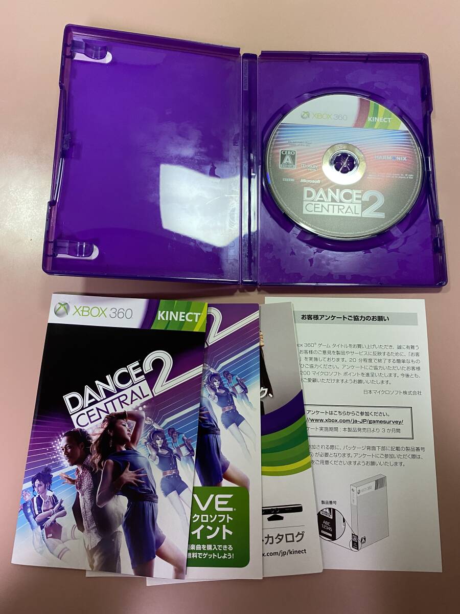 Xbox360 キネクト★ダンスセントラル２★used☆Dance Central 2☆import Japan JP_画像2