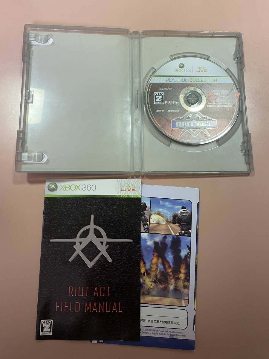 Xbox360★ライオットアクト★used☆Riot act☆import Japanの画像2