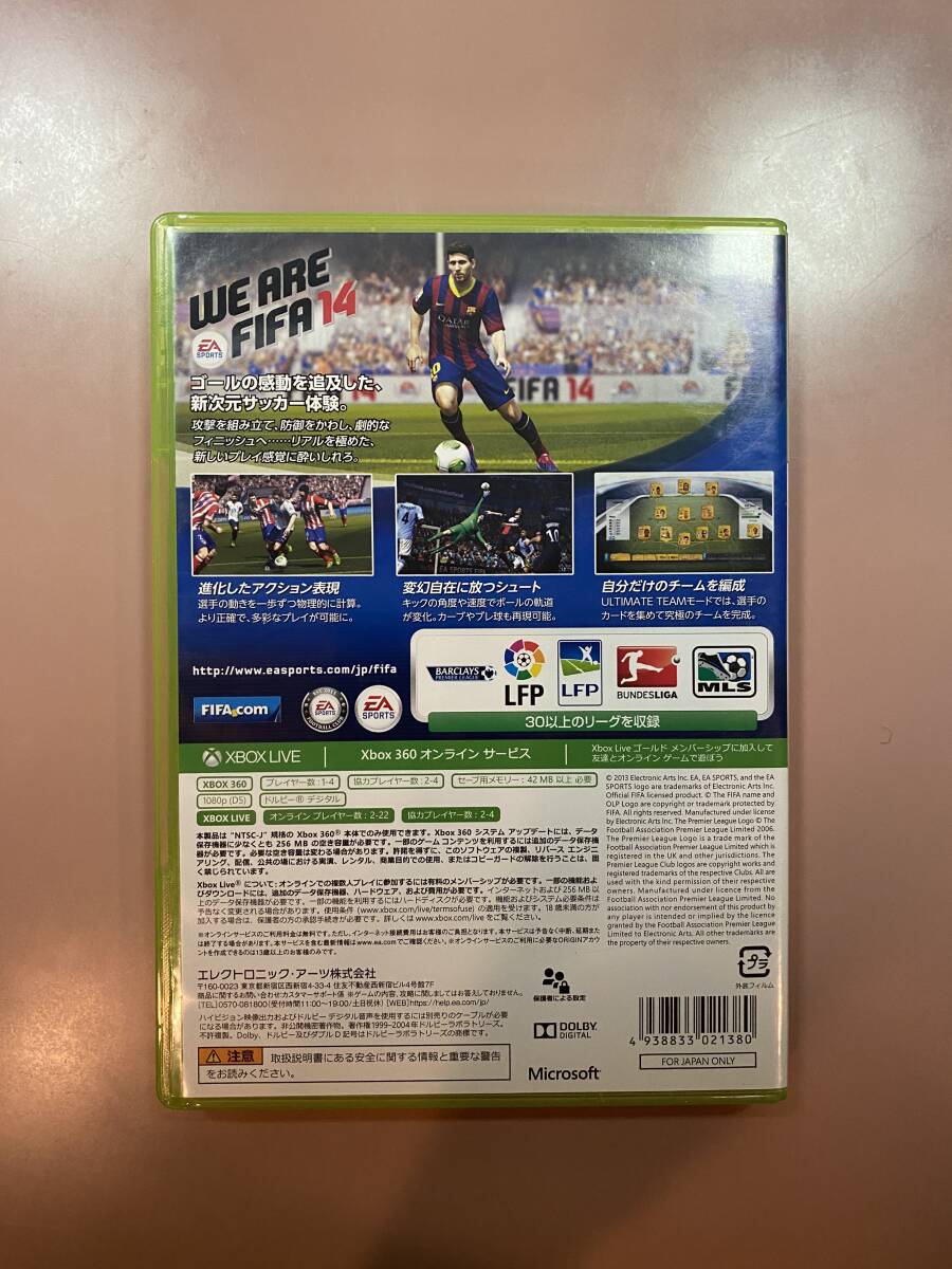 Xbox360★フィファ14★used☆Fifa 14☆import Japan_画像3
