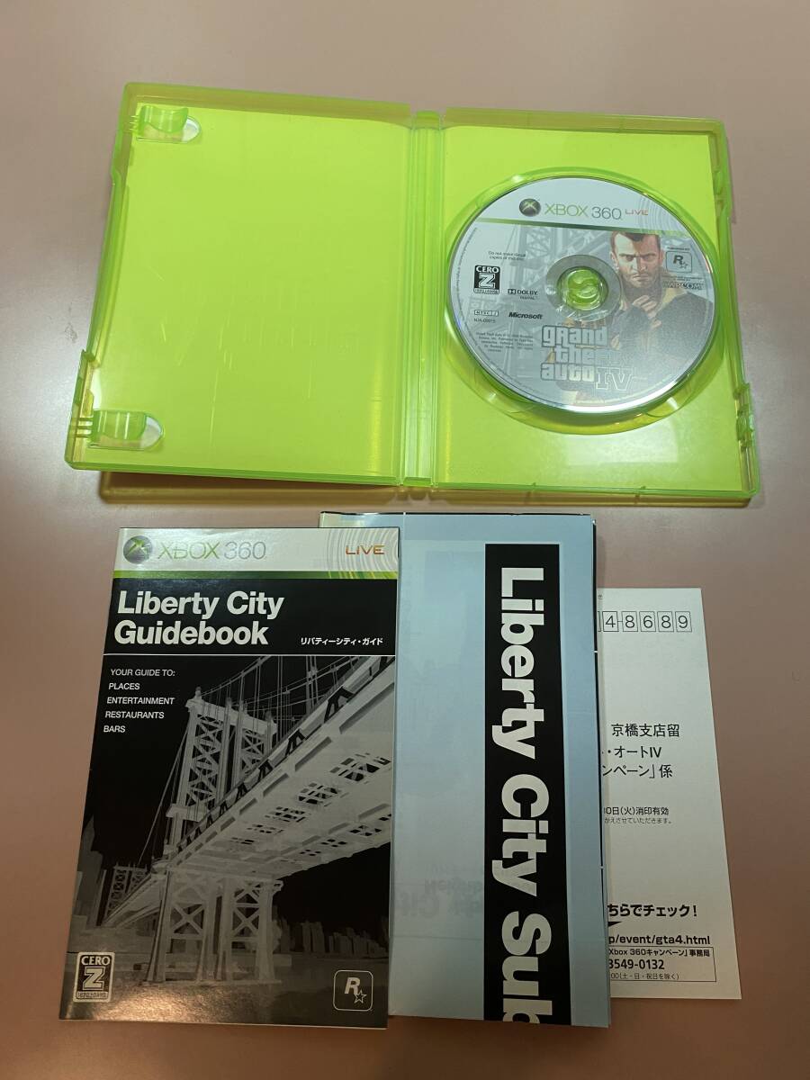 Xbox360★グランド・セフト・オート IV グラセフ 4★used☆GTA IV GTA 4☆import Japan_画像2