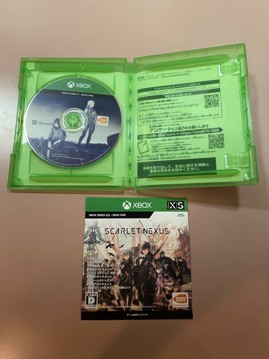  early stage buy version Xbox Series X Xbox One * scarlet Nexus *used*Scarlet Nexus*import Japan