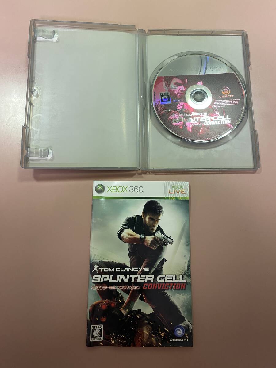 後方互換対応済 Xbox360★スプリンターセル コンヴィクション★used☆Splinter Cell Conviction☆import Japanの画像2