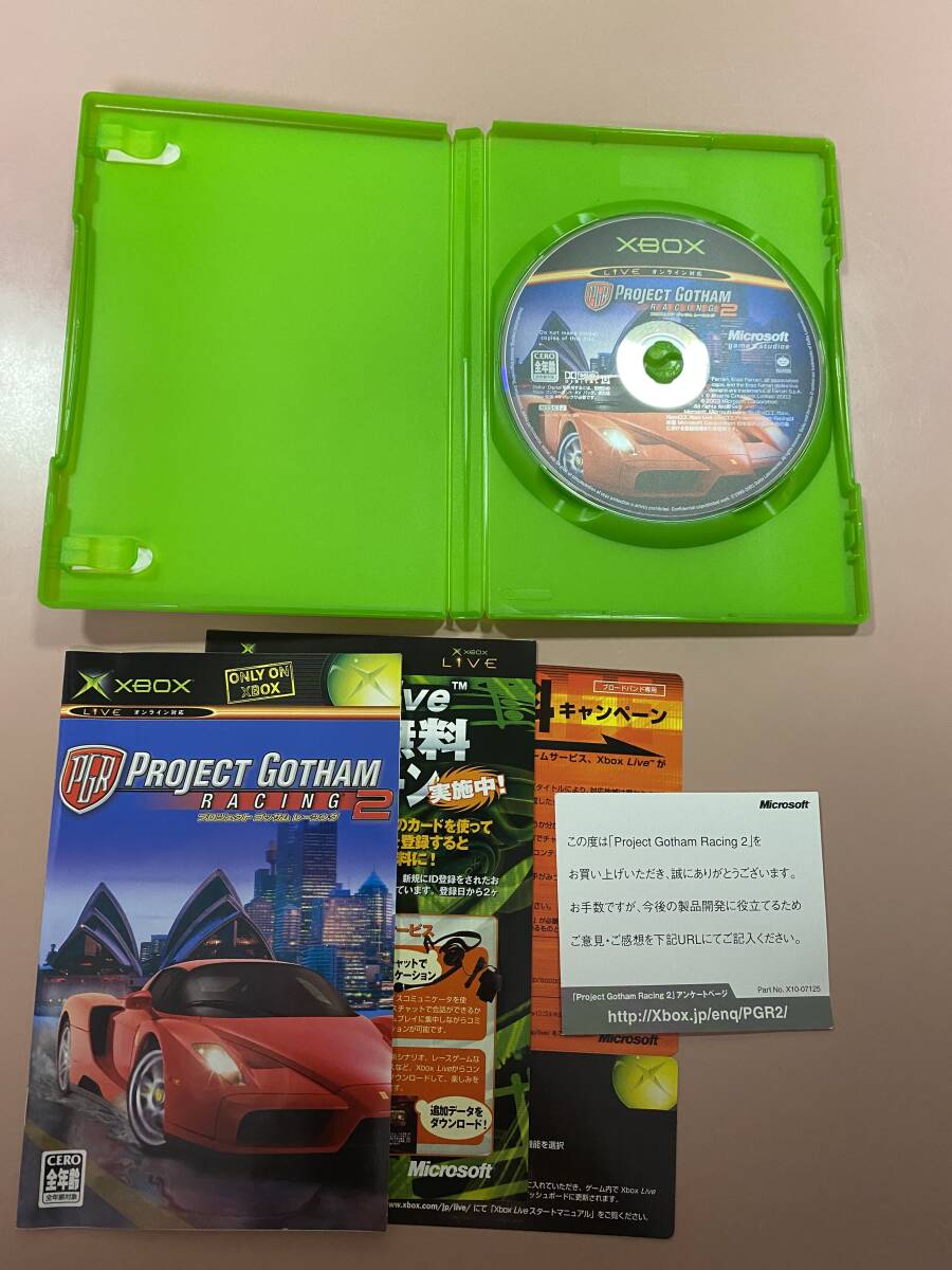 Xbox★プロジェクトゴッサムレーシング 2★used☆Project Gotham Racing 2 PGR2☆import Japan JP_画像2