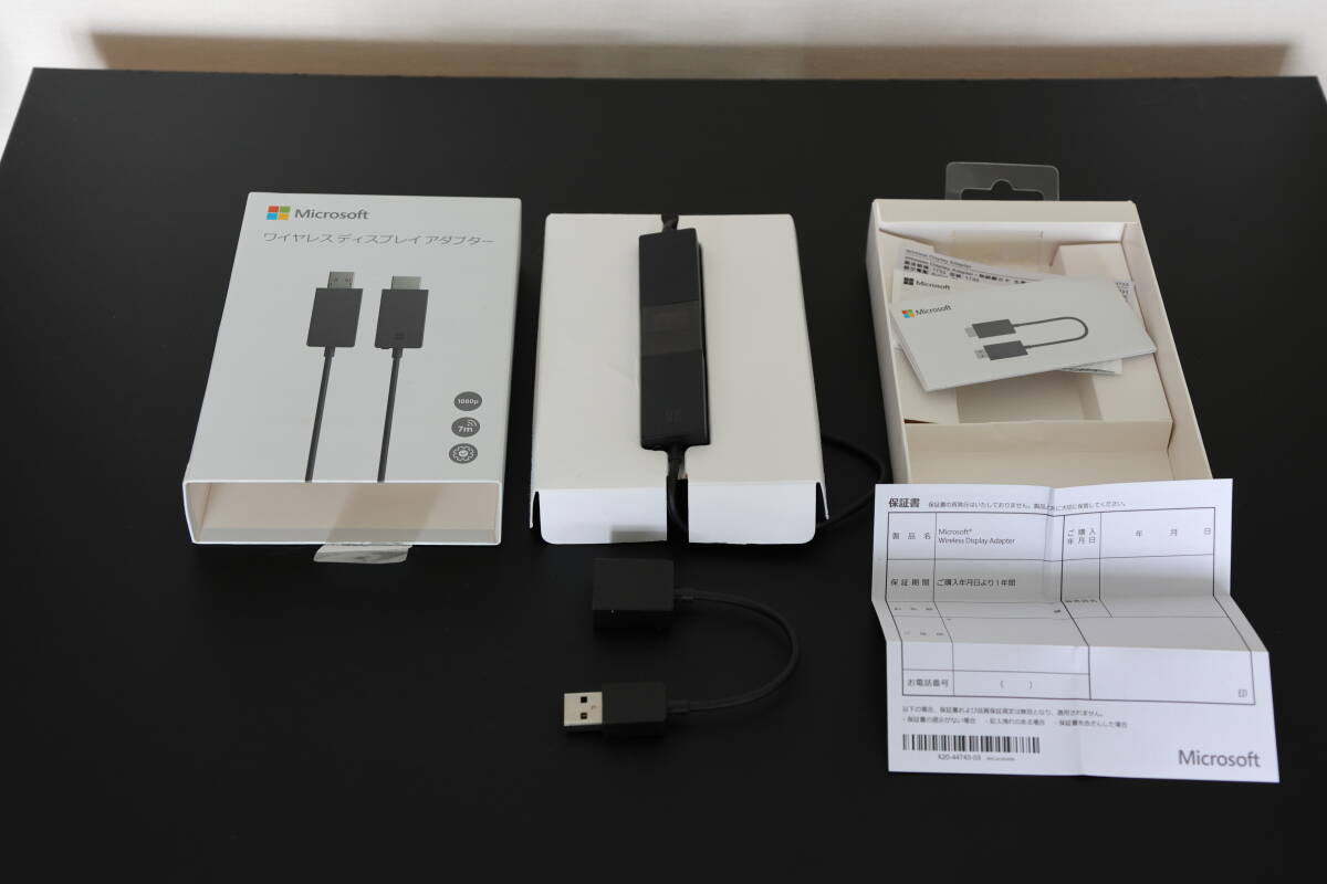 送料込み　ワイヤレス　ディスプレイ　アダプター　マイクロソフト　MSDisplayAdapter_E3_画像1