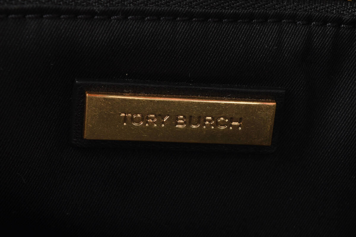 1円〜 美品 TORY BURCH　トリーバーチ　フレミング　クロスボディ　ハンドバッグ　ショルダー　2way　チェーン レディース　ブラック系　黒_画像10