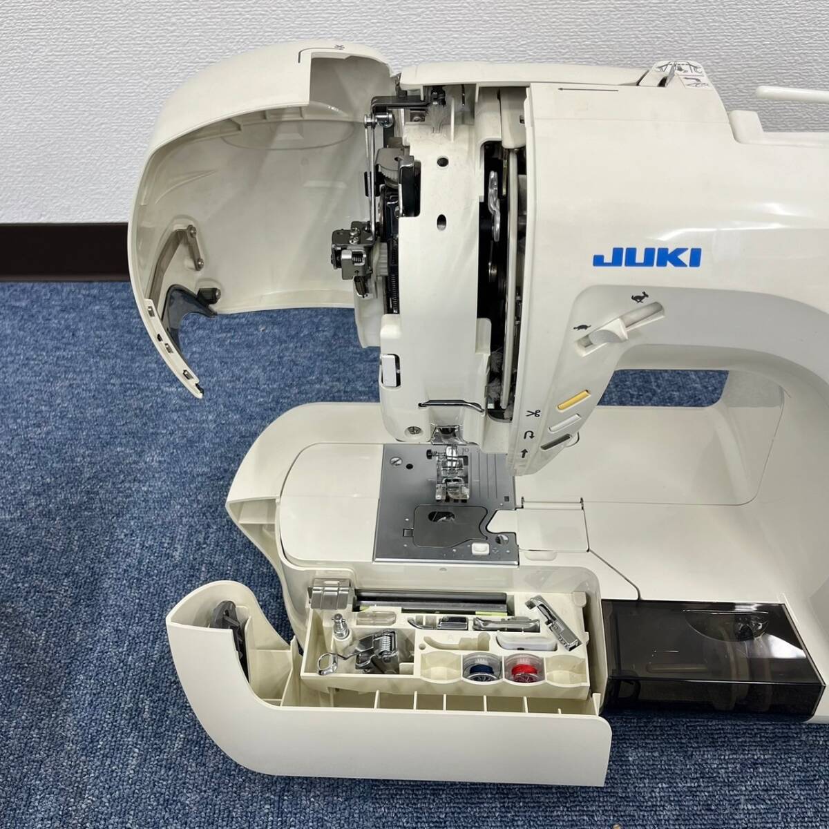 【中古美品】JUKI ジューキ　jureve ジュレーブ HZL-010N　ミシン　刺しゅう機付き_画像8