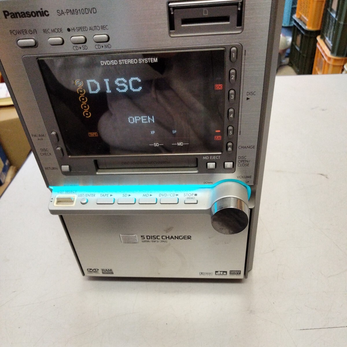 Panasonic パナソニックSA-PM910DVD  通電確認 現状品の画像3