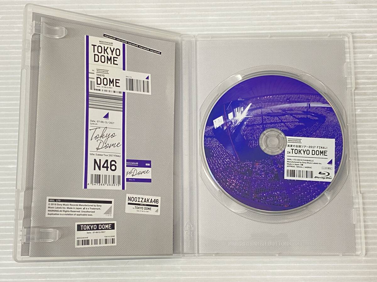 乃木坂46 真夏の全国ツアー2017 FINAL! IN TOKYO DOME 通常盤 [Blu-ray] 中古品 symd072995_画像3