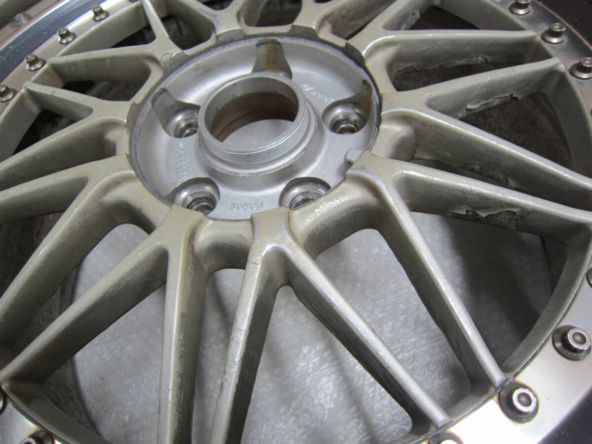 ☆WORK REZAX 18 x 8.5JJ +40 / 18 x 9.5JJ +45 ハブ径73mm PCD114.3 x 5H ワーク レザックス 希少 中古☆_画像10