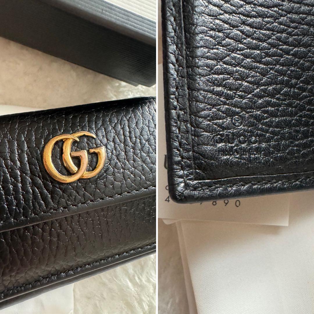 【美品】 62 GUCCI グッチ 3つ折り 財布 コンパクト_画像4