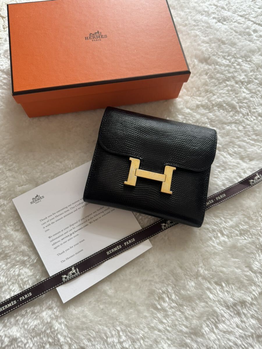 【限定価格】377 HERMES エルメス コンスタンス 2つ折り財布_画像1