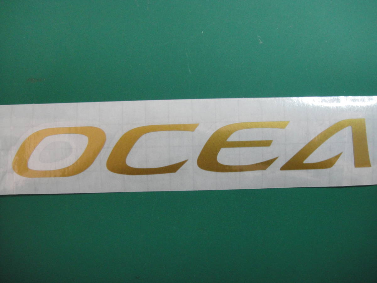 OCEA オシア ステッカー 横160ｍｍ　ハイグレード耐候６年oracal651 40色以上から選べます。_ゴールド