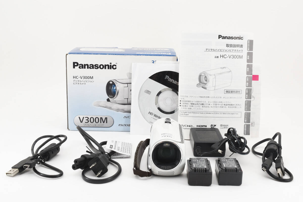 ★美品★Panasonic パナソニック HC-V300M FULL HD デジタルビデオカメラ #8438 2088903の画像1