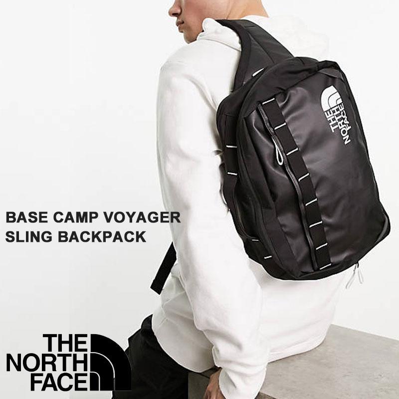 NORTHFACE ◆ノースフェイス◆ベース キャンプ ボイジャー スリング バッグ／ボディバッグ ／黒_画像1