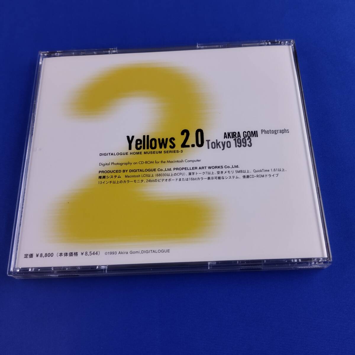 1SC8 PCソフト Macintosh 五味彬 写真集 Yellows 2.0 Tokyo 1993 AKIRA GOMI Photograraphs 漢字Talk7以上_画像2