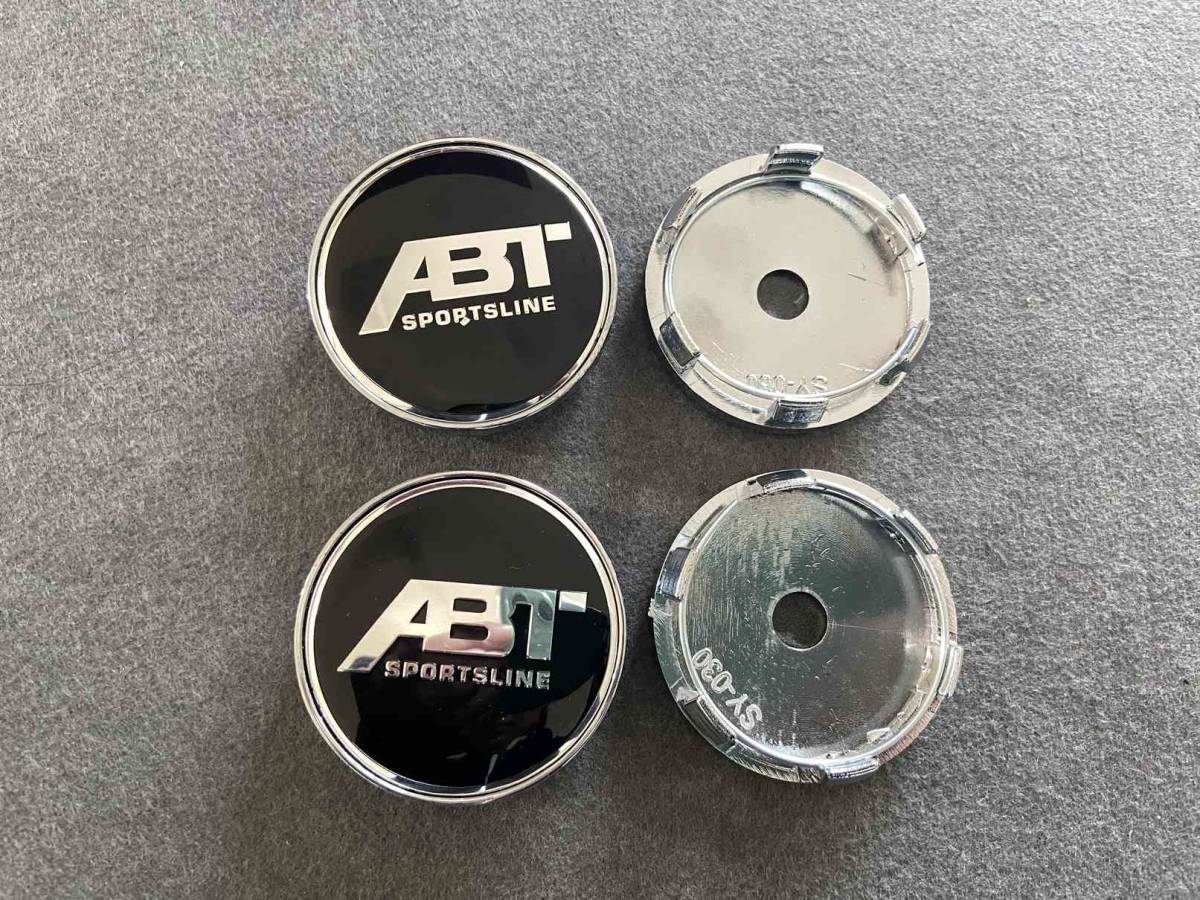 ABT ホイールキャップ ホイール ハブキャップ センター キャップ保護 防塵 4個セット 外径60mm T27番_画像3