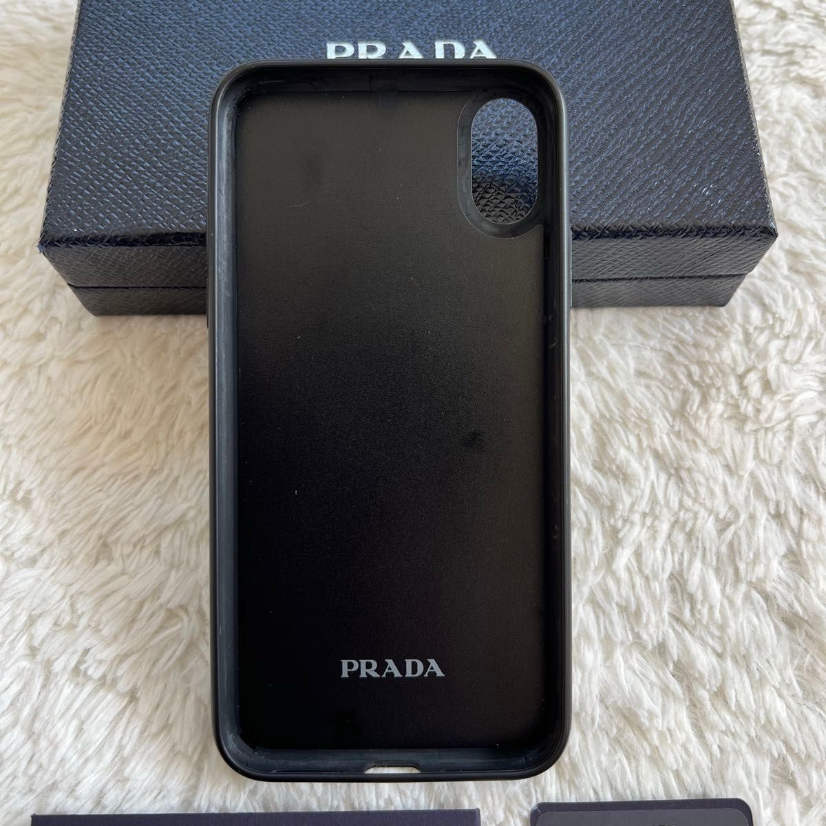 綺麗！PRADA プラダ iPhoneケース　iPhone X ハート柄　シリコン製