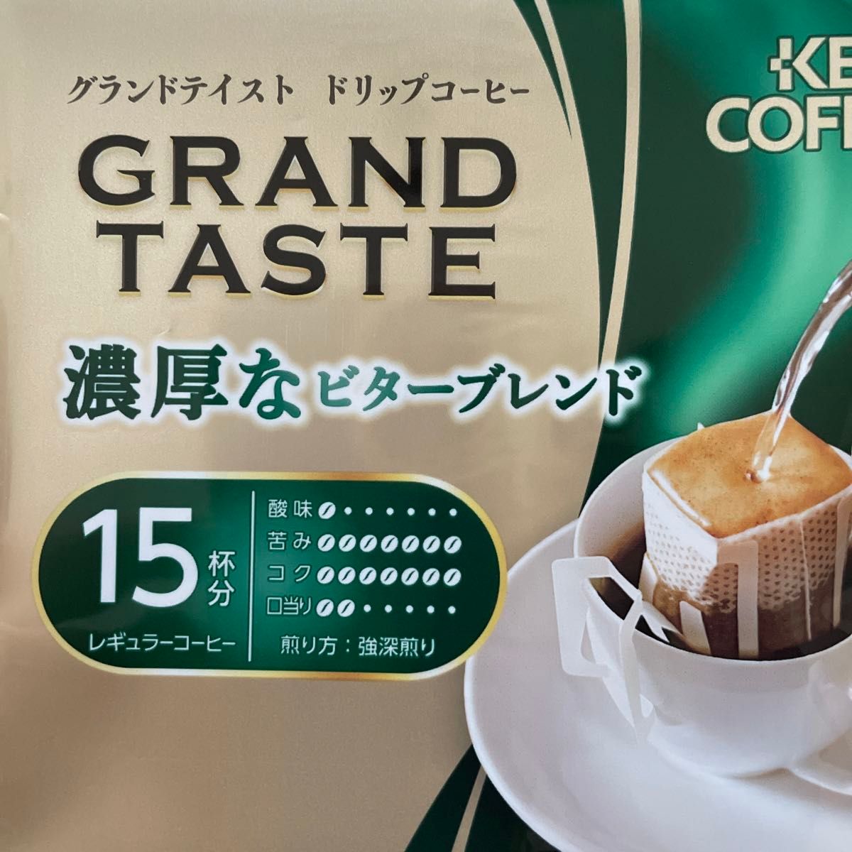 KEY COFFEE  グランドテイストドリップコーヒー　濃厚なビターブレンド　30P