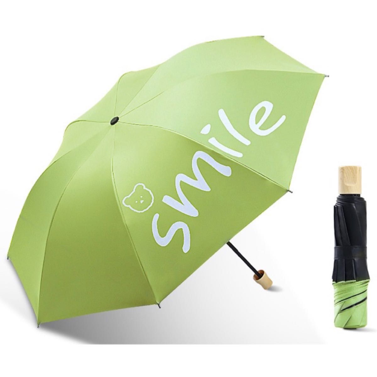 折りたたみ傘  かさ 雨晴兼用 雨傘 日傘 自動開閉 紫外線対策  梅雨 緑