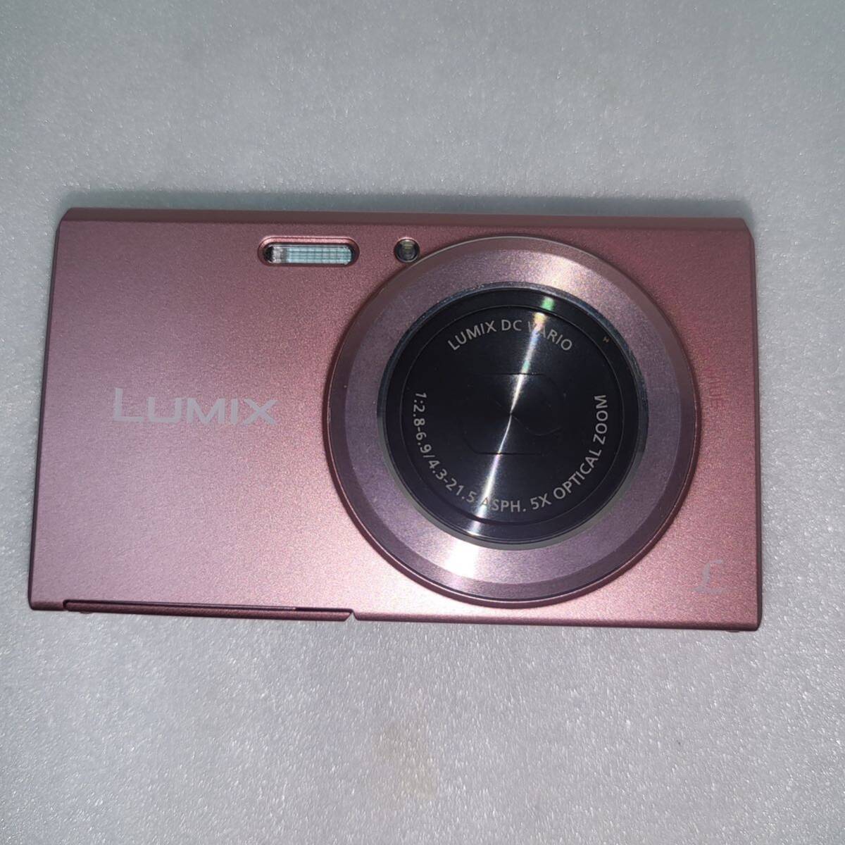 未使用に近い//パナソニック デジタルカメラ ルミックス FH10 光学5倍 ピンク DMC-FH10-P_画像1