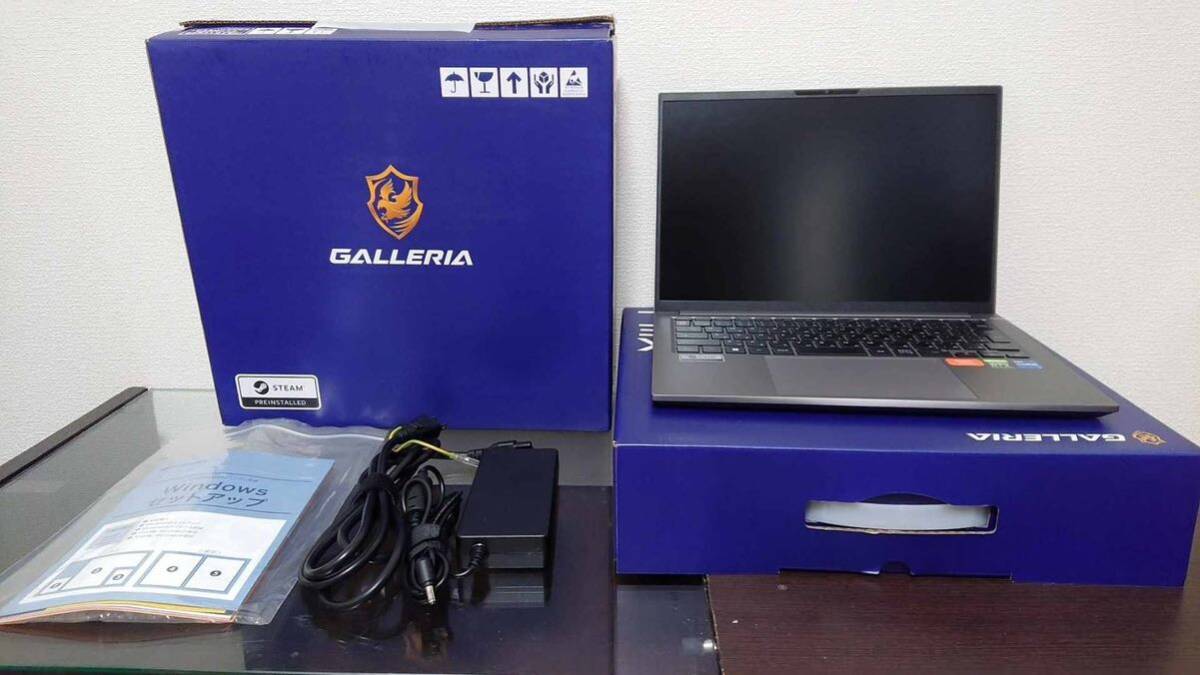 【極上品】GALLERIA ガレリア ゲーミングノートPC RM7C-R35T Core i7-12700H/RTX3050Ti/16GBメモリ/512GB SSDパソコン 11556-3281 送料無料_画像1