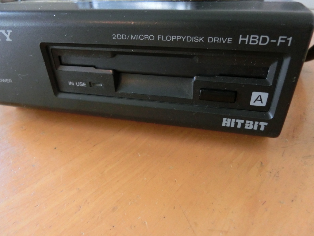 MSX フロッピーディスクドライブ HBD-F1 SONY HITBIT MFDD 2DD 720KB 外付けFDD 動作確認済 マイコン DISK BASIC 3.5インチ MSX-DOS_画像9