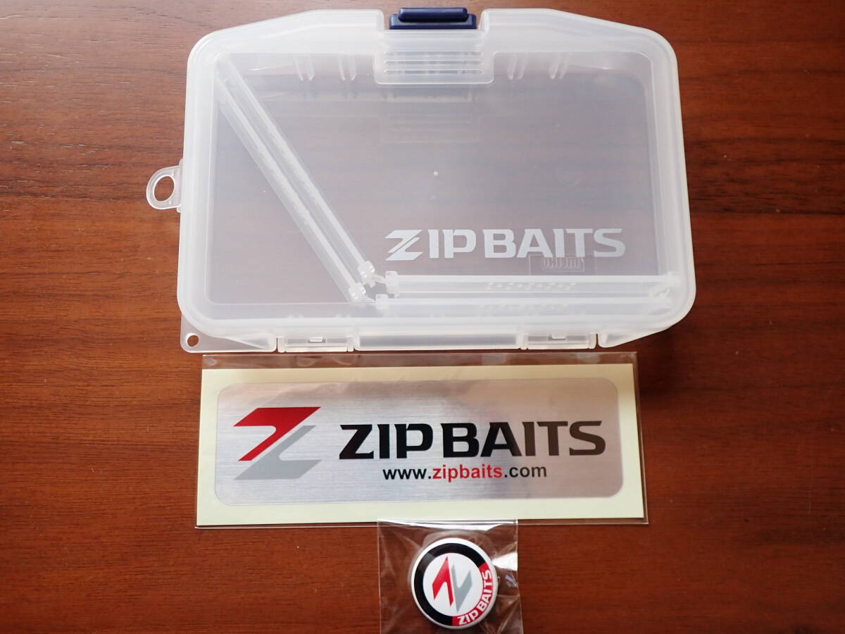 Zipbaits ジップベイツ ルアーケース + バッジ + ステッカーセット_画像1